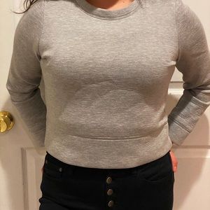 J crew grey crewneck!